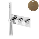 Bruma Leaf Bateria wannowo-natryskowa termostatyczna podtynkowa Sunset 1872801SS