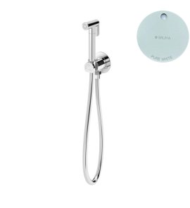 Bruma Leaf Bidetka z zaworem otwierającym/słuchawką Pure White 1451101PW