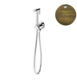 Bruma Leaf Bidetka z zaworem otwierającym/słuchawką Old Brass / Vieux Laiton 1451101LE