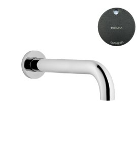 Bruma Leaf Wylewka umywalkowa ścienna 170 mm Gunmetal 1456403MG