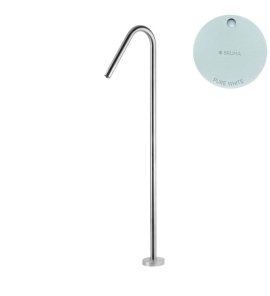 Bruma Leaf Wylewka umywalkowa podłogowa 1200 mm Pure White 1456413PW