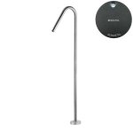 Bruma Leaf Wylewka umywalkowa podłogowa 1200 mm Gunmetal 1456413MG