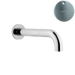 Bruma Leaf Wylewka wannowa ścienna 170 mm Satinox 1456403ST