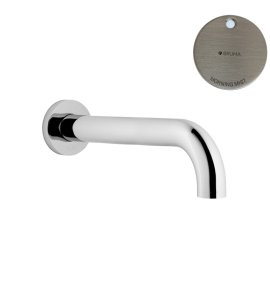 Bruma Leaf Wylewka wannowa ścienna 170 mm Morning Mist 1456403MM