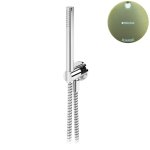 Bruma Leaf Zestaw prysznicowy z przyłączem kątowym i uchwytem Sunrise 1455914SR