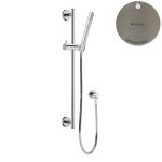 Bruma Leaf Zestaw prysznicowy z przyłączem i drążkiem na słuchawkę Morning Mist 1455753MM