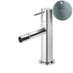 Bruma Leaf2 Bateria bidetowa jednootworowa bez korka Satinox 1671003ST