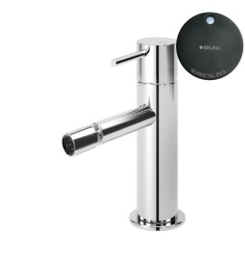 Bruma Leaf2 Bateria bidetowa jednootworowa bez korka Gunmetal PVD 1671003GM