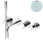 Bruma Leaf2 Bateria jednouchwytowa wannowo-natryskowa podtynkowa Pure White 1672110PW