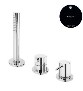 Bruma Leaf2 Bateria natryskowa stojąca z zestawem prysznicowym Night Sky 1675012NS