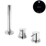 Bruma Leaf2 Bateria natryskowa stojąca z zestawem prysznicowym Night Sky 1675012NS