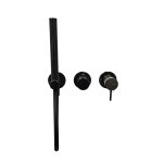   Bruma Leaf2 Bateria natryskowa podtynkowy z deszczownicą Ø25 i zestawem natryskowym Gunmetal 1673616GM W MAGAZYNIE!!