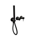   Bruma Leaf2 Bateria natryskowa podtynkowy z deszczownicą Ø25 i zestawem natryskowym Gunmetal 1673616GM W MAGAZYNIE!!