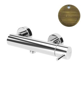 Bruma Leaf2 Bateria prysznicowa naścienna Old Brass / Vieux Laiton 1673101LE