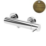 Bruma Leaf2 Bateria prysznicowa naścienna Old Brass / Vieux Laiton 1673101LE