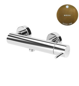 Bruma Leaf2 Bateria prysznicowa naścienna Sunset PVD 1673101PS