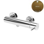 Bruma Leaf2 Bateria prysznicowa naścienna Sunset PVD 1673101PS