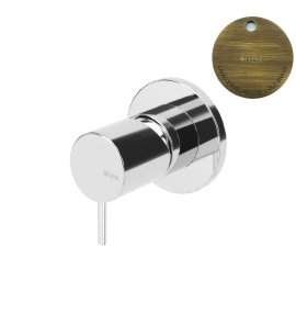 Bruma Leaf2 Bateria prysznicowa podtynkowa Old Brass / Vieux Laiton 1671202LE