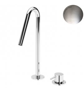 ----Bruma Leaf2 Bateria umywalkowa 2-otworowa bez korka Morning Mist 1672202MM