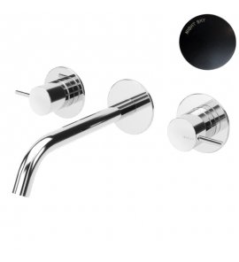 ---Bruma Leaf2 Bateria umywalkowa podtynkowa 230 mm Night Sky 1672402NS