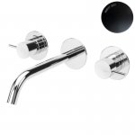 ---Bruma Leaf2 Bateria umywalkowa podtynkowa 230 mm Night Sky 1672402NS