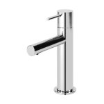 Bruma Leaf2 Bateria umywalkowa jednootworowa bez korka Chrom 1670008CR