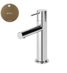 Bruma Leaf2 Bateria umywalkowa jednootworowa bez korka Sunset 1670008SS