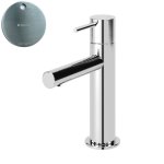 Bruma Leaf2 Bateria umywalkowa jednootworowa bez korka Satinox 1670008ST