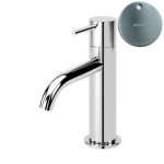 Bruma Leaf2 Bateria umywalkowa jednootworowa bez korka Satinox 1670012ST