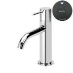 Bruma Leaf2 Bateria umywalkowa jednootworowa bez korka Gunmetal 1670012MG