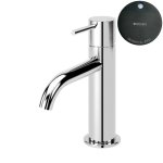   Bruma Leaf2 Bateria umywalkowa jednootworowa bez korka Gunmelat PVD 1670012GM W MAGAZYNIE!!