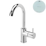 Bruma Leaf2 Bateria umywalkowa jednootworowa bez korka Pure White 1677102PW