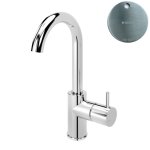 Bruma Leaf2 Bateria umywalkowa jednootworowa bez korka Satinox 1677102ST