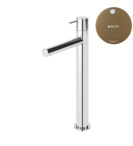 Bruma Leaf2 Bateria umywalkowa jednootworowa bez korka Sunset 1670004SS