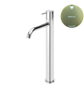 Bruma Leaf2 Bateria umywalkowa jednootworowa bez korka Sunrise 1670021SR