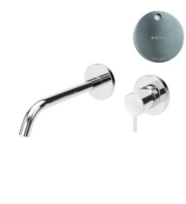 Bruma Leaf2 Bateria umywalkowa podtynkowa 200 mm Satinox 1670121ST