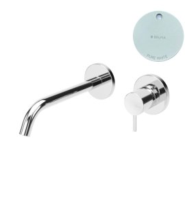 Bruma Leaf2 Bateria umywalkowa podtynkowa 150 mm Pure White 1670122PW