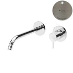 Bruma Leaf2 Bateria umywalkowa podtynkowa 150 mm Morning Mist 1670122MM