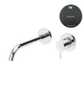 Bruma Leaf2 Bateria umywalkowa podtynkowa 150 mm Gunmetal 1670122MG