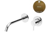 Bruma Leaf2 Bateria umywalkowa podtynkowa 150 mm Sunset PVD 1670122PS