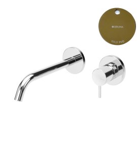 Bruma Leaf2 Bateria umywalkowa podtynkowa 150 mm Gold PVD 1670122PO