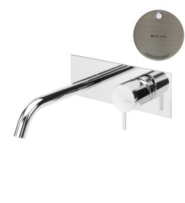 Bruma Leaf2 Bateria umywalkowa podtynkowa 200 mm Morning Mist 1670129MM