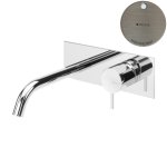 Bruma Leaf2 Bateria umywalkowa podtynkowa 150 mm Morning Mist 1670130MM