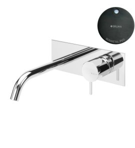 Bruma Leaf2 Bateria umywalkowa podtynkowa 200 mm Gunmetal PVD 1670129GM