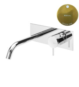 Bruma Leaf2 Bateria umywalkowa podtynkowa 200 mm Sunrise PVD 1670129PR