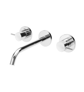 Bruma Leaf2 Bateria umywalkowa podtynkowa 200 mm Chrom 1670118CR