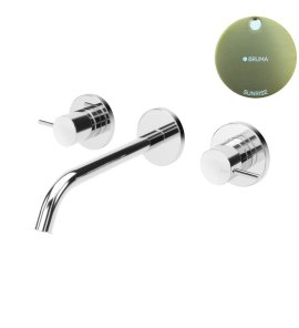 Bruma Leaf2 Bateria umywalkowa podtynkowa 200 mm Sunrise 1670118SR