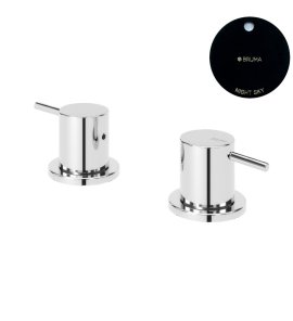 Bruma Leaf2 Bateria umywalkowa nablatowa Night Sky 1679602NS