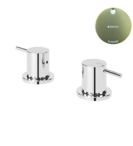 Bruma Leaf2 Bateria umywalkowa nablatowa Sunrise 1679602SR