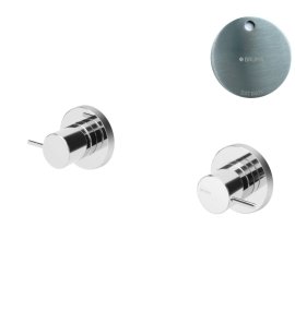 Bruma Leaf2 Bateria umywalkowa podtynkowa Satinox 1670107ST